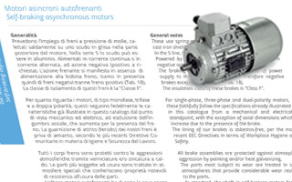 Self-braking asynchronous motors